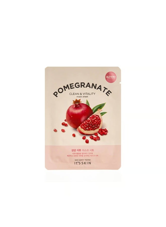Its Skin It'S Skin The Fresh Clean & Vitality Mask Sheet Pomegranate 20g - Image 1